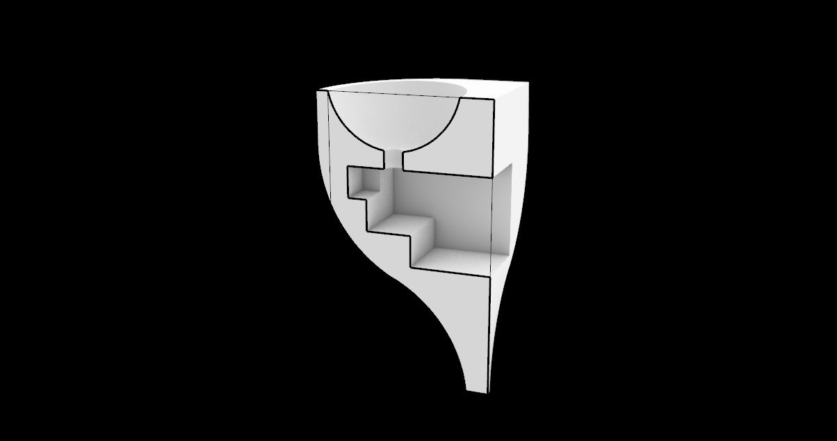 3D model — stonework