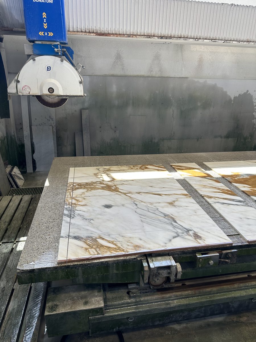 Novo Marble workshop — stone fabrication