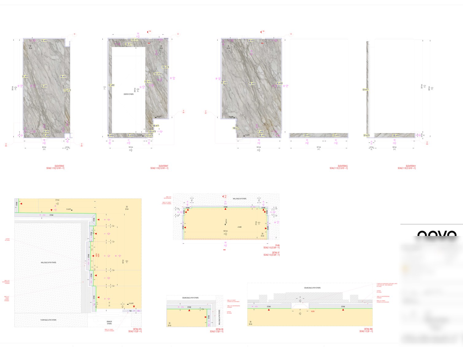 Nesting layout — stone panels