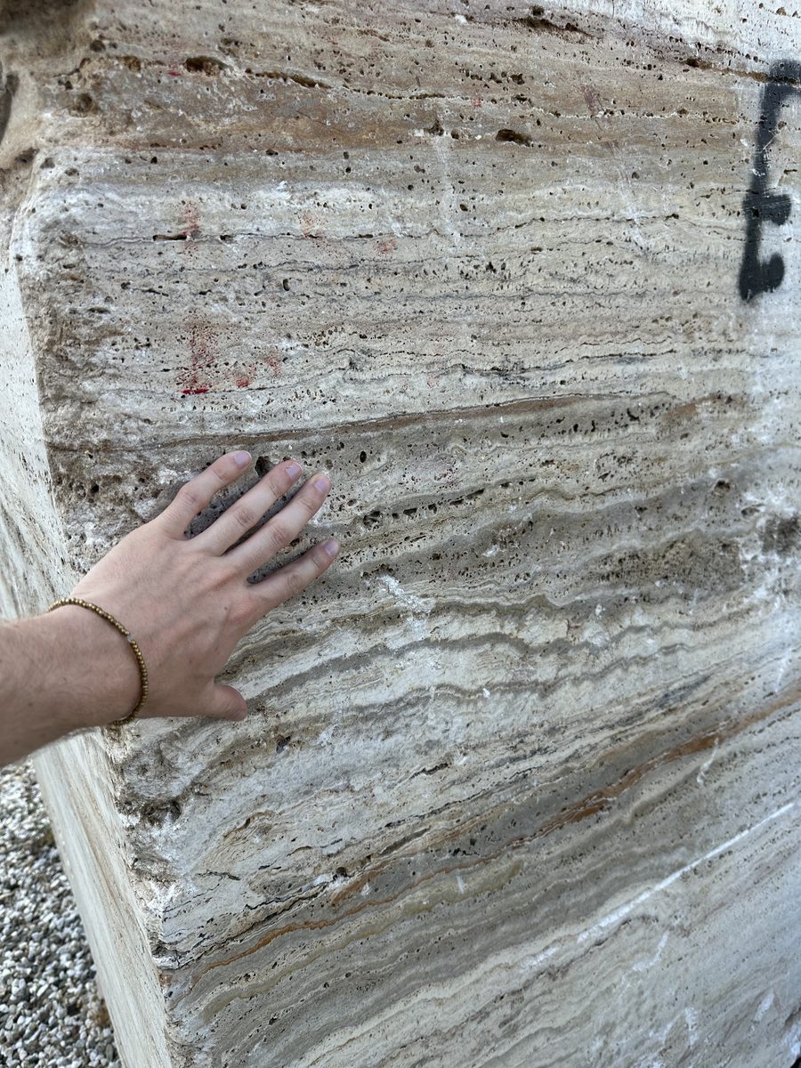 Stone inspection — quality check of the material